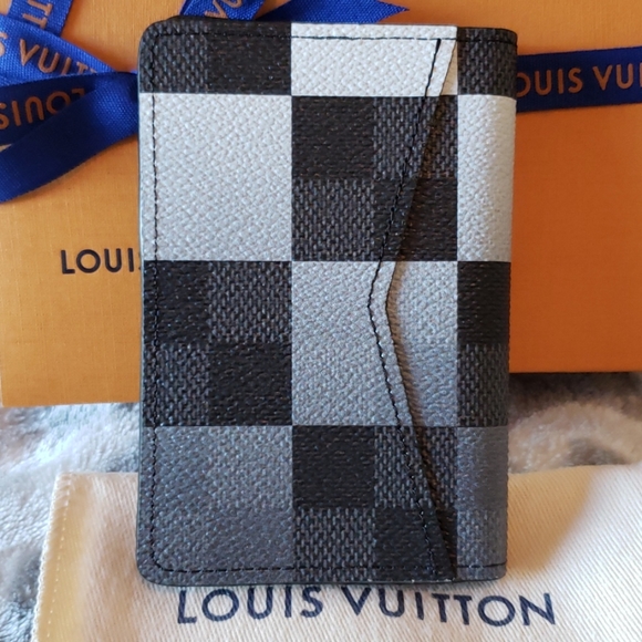 Louis Vuitton Virgil Abloh Pocket Organizer Wallet Damier Graphite Limited Editi - Picture 4 of 17